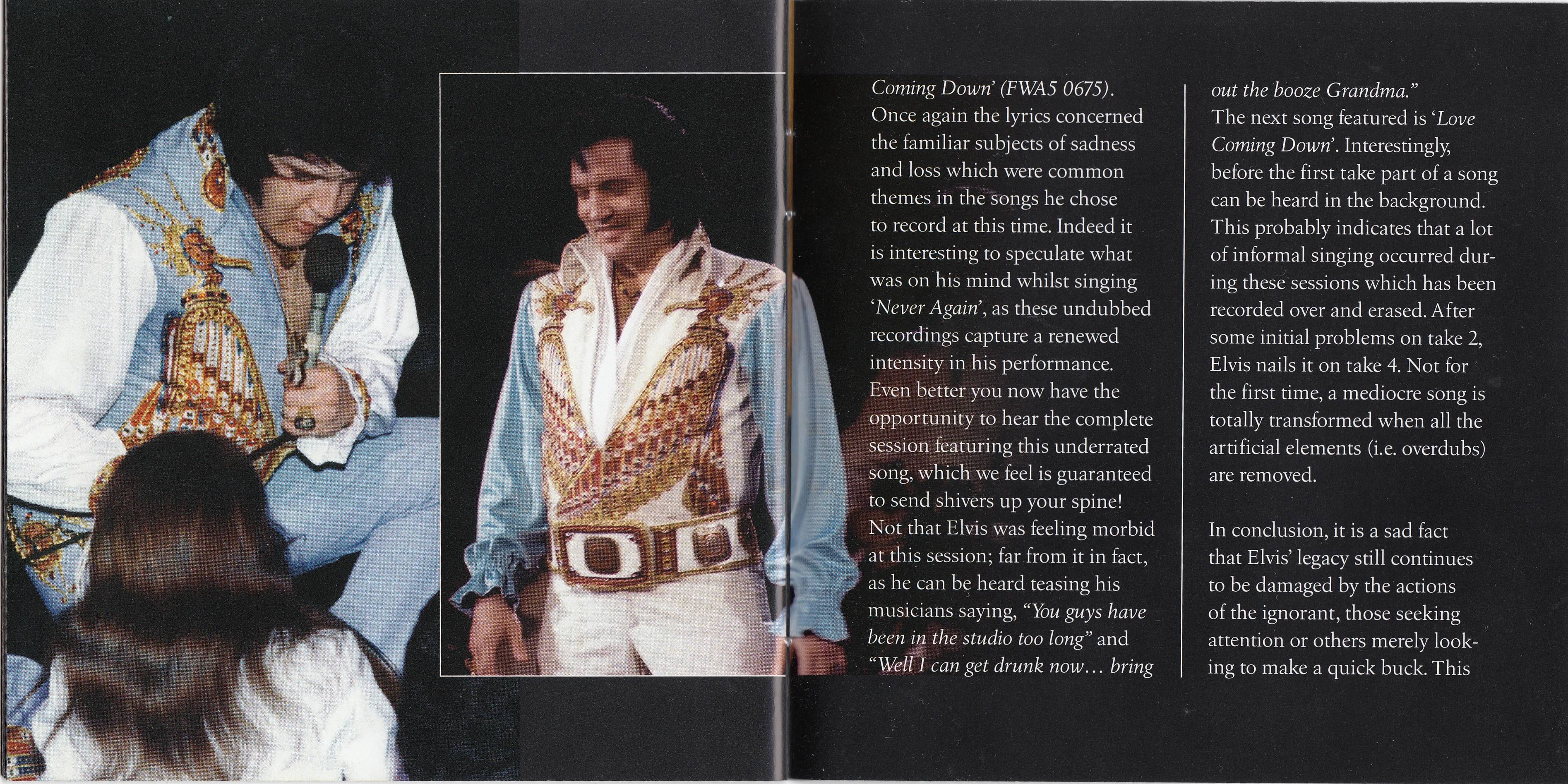Elvis Presley Welcome To The Jungle Never Again : Booklet 6